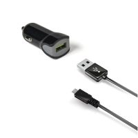 CCUSBMICRO - 12W USB-A Car Charger+USB-A to Micro Usb Cable [TURBO]