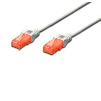 CAT 6 U-UTP, Cu, LSZH AWG 26/7, longitud 3 m, color blanco
