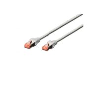 CAT 6 S-FTP, Cu, LSZH AWG 27/7, longitud 0.25 m, color gris