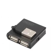 Hub USB 2.0 de alta velocidad 4 puertos 4x USB A / F, 1x USB B mini / M, incl. cable USB