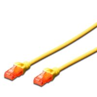 CAT 6 U-UTP patch cord, Cu, LSZH AWG 26/7, length 2 m, color amarillo