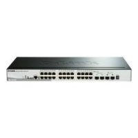 24-Port Gigabit Stackable SmartPro PoE + 2 SFP ports + 2 x 10G SFP+ ports (193W)