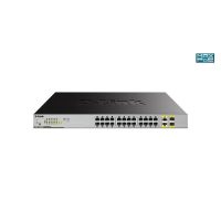 24-Port 10/100/1000Mbps Gigabit, PoE + 2Gb Combo Switch (370W)