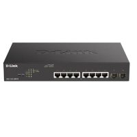DGS-1100-10MPV2 Smart Managed Switches   8 x 10/100/1000 Mbps (PoE)   2 x 100/1000 Mbps SFP