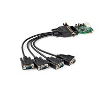 PCI Express Serie de 4 Puertos RS232