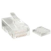 Paquete 50 Unidades Conectores RJ45 Cat6 Modular Multifilar