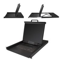 CONSOLA RACK KVM 8X VGA LCD 19