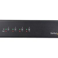KVM 4 PUERTOS DVI V DEO DOBLE