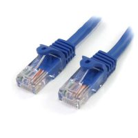Cable 5m de red snagless Azul