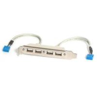 CABEZAL BRACKET 4 PUERTOS USB 2.0
