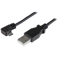 CABLE 0.5M MICRO USB ACODADO