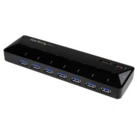 Hub USB 3.0 7 Puertos 2x 2,4A