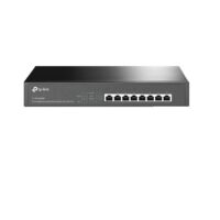 Switch de 8 puertos Gigabit con PoE + para escritorio / montaje en rack