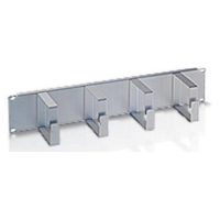 Cable manag.panel 4 steel rings 1U