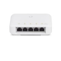 Ubiquiti Networks USW-FLEX Switch UniFi de exterior IP55, 5 puertos, 1 x PoE de entrada 802.3af/at/bt y 4 PoE salida
