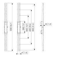 7232080-PFS 3208 Bandas de interfaz vertical fija