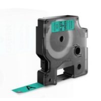 Cinta DYMO D1 12mmx7m - negro/verde