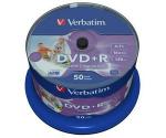 DVD r Verbatim 4,7 GB 16X, DVD+R, pack de 50