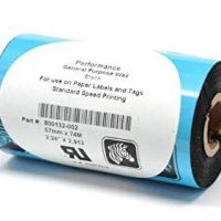 800132-002 Wax Ribbon, 57mmx74m (2.2inx242ft), 5319; Performance, 12mm (0.5in) core, 12/caja