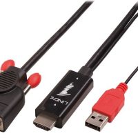 Cable adaptador HDMI a VGA, 2 m