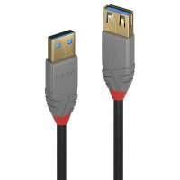Cable extensión 3m USB 3.1 Gen1 A/A, Anthra