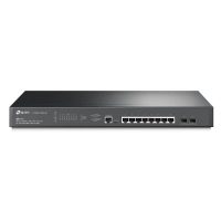 Switch Gestionable JetStream de 8 puertos 2.5GBASE-T y 2 puertos 10GE SFP+ L2+ con PoE+ de 8 puertos