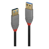 Cable USB 3.2 Tipo A de 1m, 5Gbps, Línea Antracita