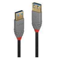 Cable de Extensión USB 3.2 Tipo A de 1m, 5Gbps, Línea Antracita