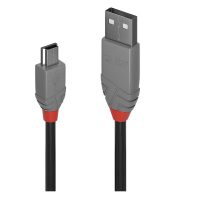 Cable USB 2.0 Tipo A a Mini-B de 0,5 m, Línea Antracita