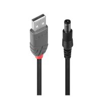 Cable USB 2.0 tipo A a CC de 5,5 mm, 1,5 m