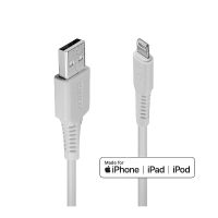 Cable USB-A a Lightning, blanco, 1m