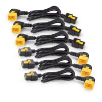 Juego de cables de alimentación (6 ea), cierre, C19 a C20 (90 grados), 1,8 m