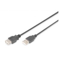USB 2.0 extension cable, type A M/F, 3.0m, USB 2.0 conform, bl