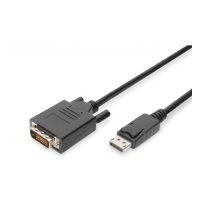 DisplayPort adapter cable, DP - DVI (24+1) M/M, 2.0m, w/interlock, DP 1.1a, CE, bl