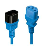 Cable de extensión IEC, azul, 1 m