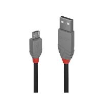 Cable USB 2.0 Tipo A a Micro-B de 3 m, Línea Antracita
