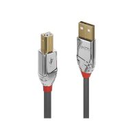 Cable USB 2.0 tipo A a B de 7,5 m, línea Cromo