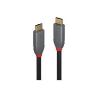 Cable USB 3.2 Tipo C a C de 1m, 20Gbps, 5A, PD, Línea Anthra