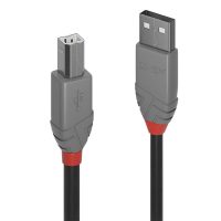 Cable USB 2.0 Tipo A a B de 3 m, Línea Antracita