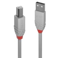 Cable USB 2.0 Tipo A a B de 5 m, Línea Antracita, Gris
