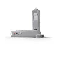 Llave bloqueadora de puerto USB tipo C - Paquete de 4 bloqueadores, blanco