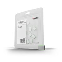 Bloqueadores de puertos USB tipo C (sin llave) - Paquete de 10, verde