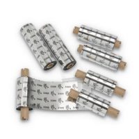 Cinta de transferencia térmica de Cera/Resina Zebra 3300 de 64mmx74m.