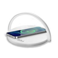 WLLIGHTCIRCLE - LÁMPARA LED CON CARGADOR INALÁMBRICO 15W