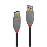 Cable USB 3.2 Tipo A 2m, 5Gbps, Línea Antracita