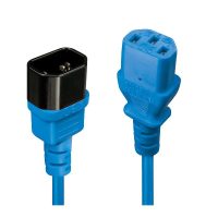 Cable de alimentación, extensión C14 a C13, azul, 0,5m