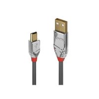 Cable USB 2.0 Tipo A a Mini-B de 3 m, Cromo Line