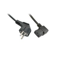 Cable de alimentación IEC, en ángulo, 3 m