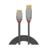 Cable USB 3.2 Tipo A a Micro-B de 1m, 5Gbps, Línea Cromo