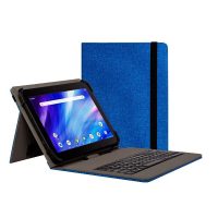 Funda con Teclado USB para Tablet 9,7" a 10.5" Azul